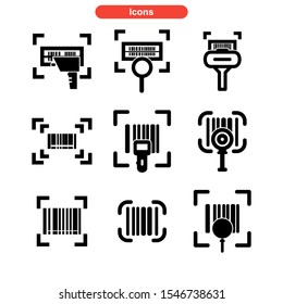 barcode icon isolated sign symbol vector illustration - Collection of high quality black style vector icons
