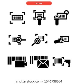 barcode icon isolated sign symbol vector illustration - Collection of high quality black style vector icons
