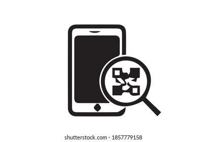 icono de código de barras o logotipo símbolo de signo aislado ilustración vectorial - iconos vectoriales de estilo negro de alta calidad.