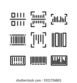 barcode icon or logo isolated sign symbol vector illustration - Collection of high quality black style vector icons
