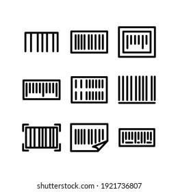 barcode icon or logo isolated sign symbol vector illustration - Collection of high quality black style vector icons
