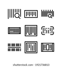 barcode icon or logo isolated sign symbol vector illustration - Collection of high quality black style vector icons
