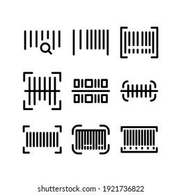 barcode icon or logo isolated sign symbol vector illustration - Collection of high quality black style vector icons
