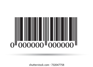Barcode icon on a white background. Vector illustration EPS10