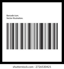 Strichcodesymbol. Realistischer Strichcode. Vektorgrafik.