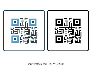 Barcode Icon. Icon related to Identity. Suitable for web site design, app, UI, user interfaces. Solid icon style. Simple vector design editable