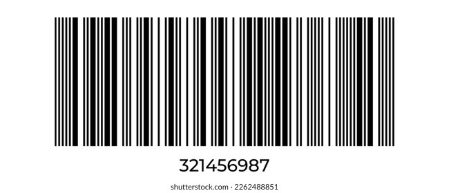 Strichcode-Symbol-Set. Strichcodes-Symbol für die Produktverteilung. Etikett der Scan-Leiste Codes Stripe Aufkleber und Produkt-Inventar-Abzeichen. Scannen des Barcode-Konzepts. Konzept industrieller Strichcode Piktogramm - Stock-Vektorgrafik. 