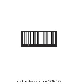barcode icon. sign design