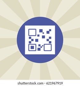barcode icon. sign design. background