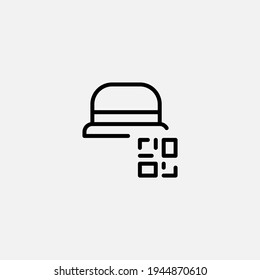 Barcode icon sign vector,Symbol, logo illustration for web and mobile