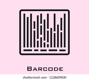 Barcode icon signs