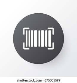 Barcode Icon Symbol. Premium Quality Isolated Identification Code Element In Trendy Style.