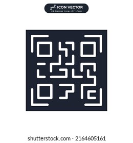 plantilla de símbolo de icono de código de barras para el logotipo de colección de diseño gráfico y web ilustración vectorial
