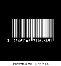 Barcode icon vector