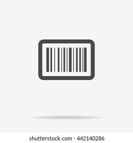 Barcode icon. Vector concept illustration for design.