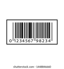 barcode icon vector design template