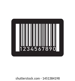 barcode icon vector design template