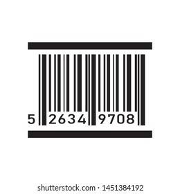 barcode icon vector. eps 10 