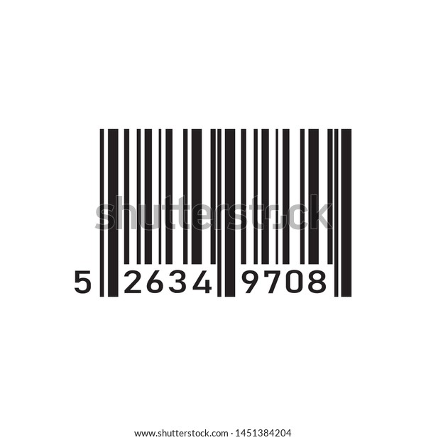 Barcode Icon Vector Eps 10 Stock Vector (Royalty Free) 1451384204