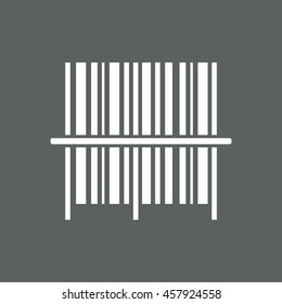 Barcode Icon, vector, icon flat