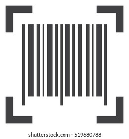 Barcode Icon Vector flat design style