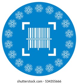 Barcode Icon Vector flat design style