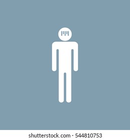 Barcode Icon Vector flat design style