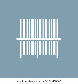 Barcode Icon Vector flat design style