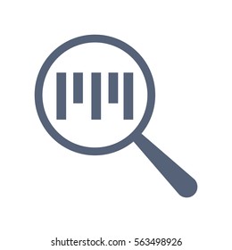 Barcode Icon Vector flat design style