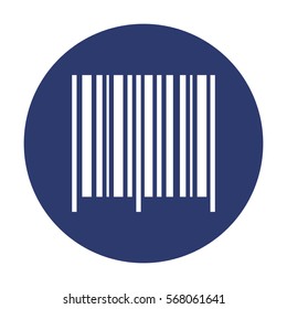 Barcode Icon Vector flat design style