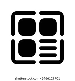 Strichcodesymbol. Vektorgrafik-Glyphensymbol für Website, Handy, Präsentation und Logo-Design.