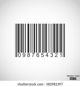 Barcode icon - vector  illustration