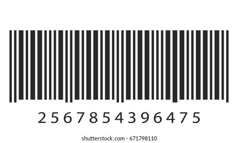 Barcode icon. Vector Illustration