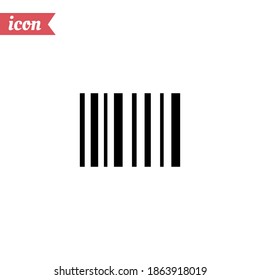 barcode icon. Vector illustration EPS 10.