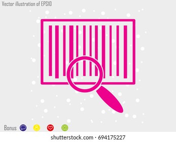 Barcode, icon, vector illustration eps10