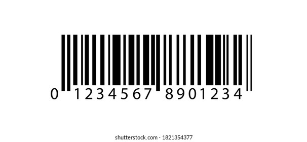 Barcode Icon - Vector Illustration - Isolated On White Background
