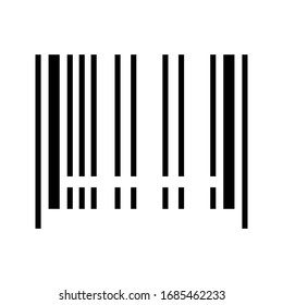 Barcode Icon Vector Illustration Logo Template. eps 10