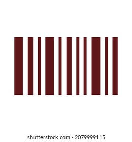 Barcode icon vector illustration sign