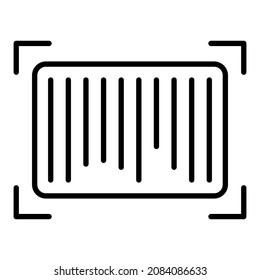 Barcode icon vector image. Can also be used for web apps, mobile apps and print media.