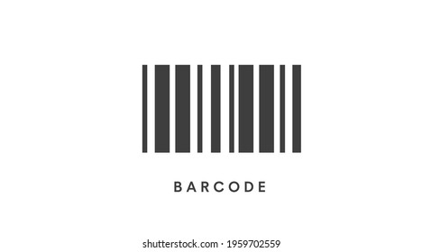 Barcode Icon. Vector isolated illustration of a barcode