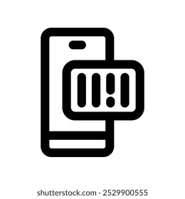 barcode icon. vector line icon for your website, mobile, presentation, and logo design.