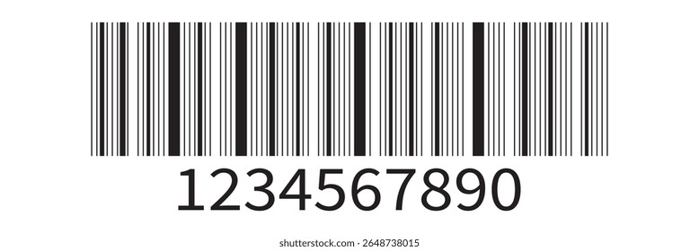 Barcode icon vector set. Barcode icon isolated on white background. Barcode product distribution icon. Universal code for scanning product or item.  barcode product retail shipping graph.
