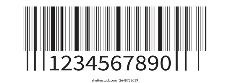 Barcode icon vector set. Barcode icon isolated on white background. Barcode product distribution icon. Universal code for scanning product or item.  barcode product retail shipping graph.