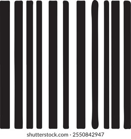 barcode icon vector silhouette Design