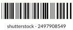 Barcode icon. Barcode vector icon. Simple fake bar code. Bar code for web design. Barcode product distribution icon. Vector illustration isolated on white background.