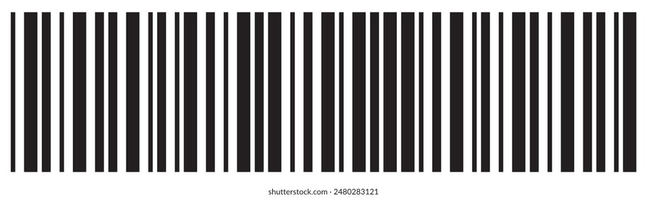  Barcode icon. Barcode vector icon. Simple fake bar code. Bar code for web design. Barcode product distribution icon. Vector illustration  isolated on white background.