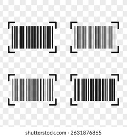 Barcode icon. Barcode vector icon. Simple fake bar code. Bar code for web design. Barcode product distribution icon.