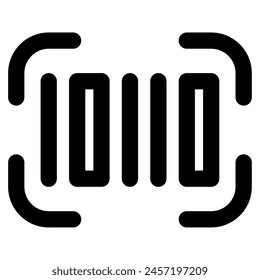 Icono de código de barras para Web, App, infografía, etc