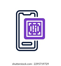 icono de código de barras para tu sitio web, móvil, presentación y diseño de logotipo.
