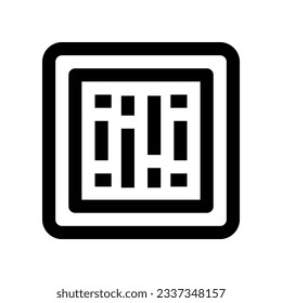 icono de código de barras para tu sitio web, móvil, presentación y diseño de logotipo.